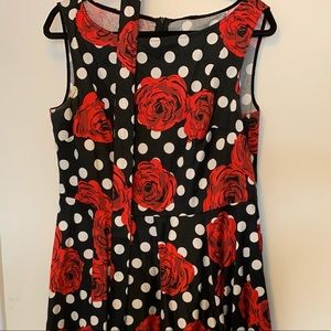 Vintage Midi Swing Dress